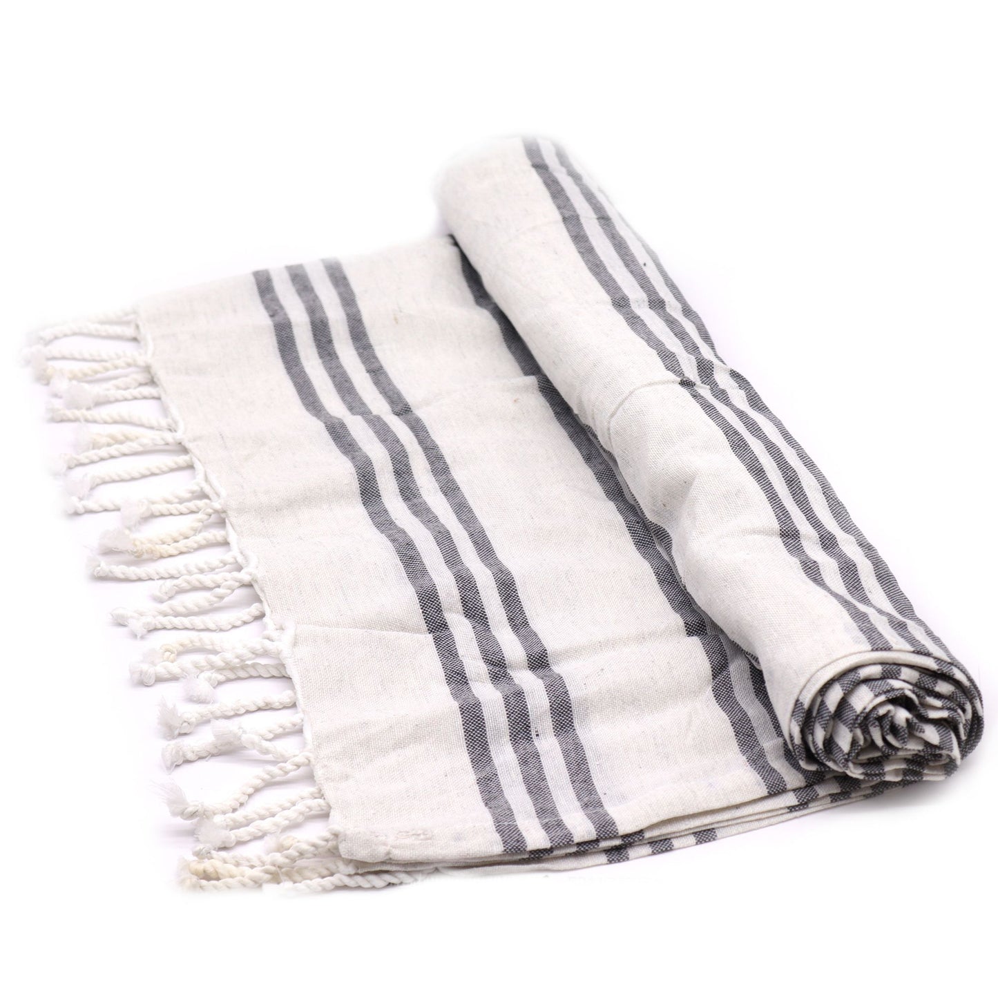 Hammam Spa Tuch in Anthrazit – 90 x 170 cm aus Baumwollmix