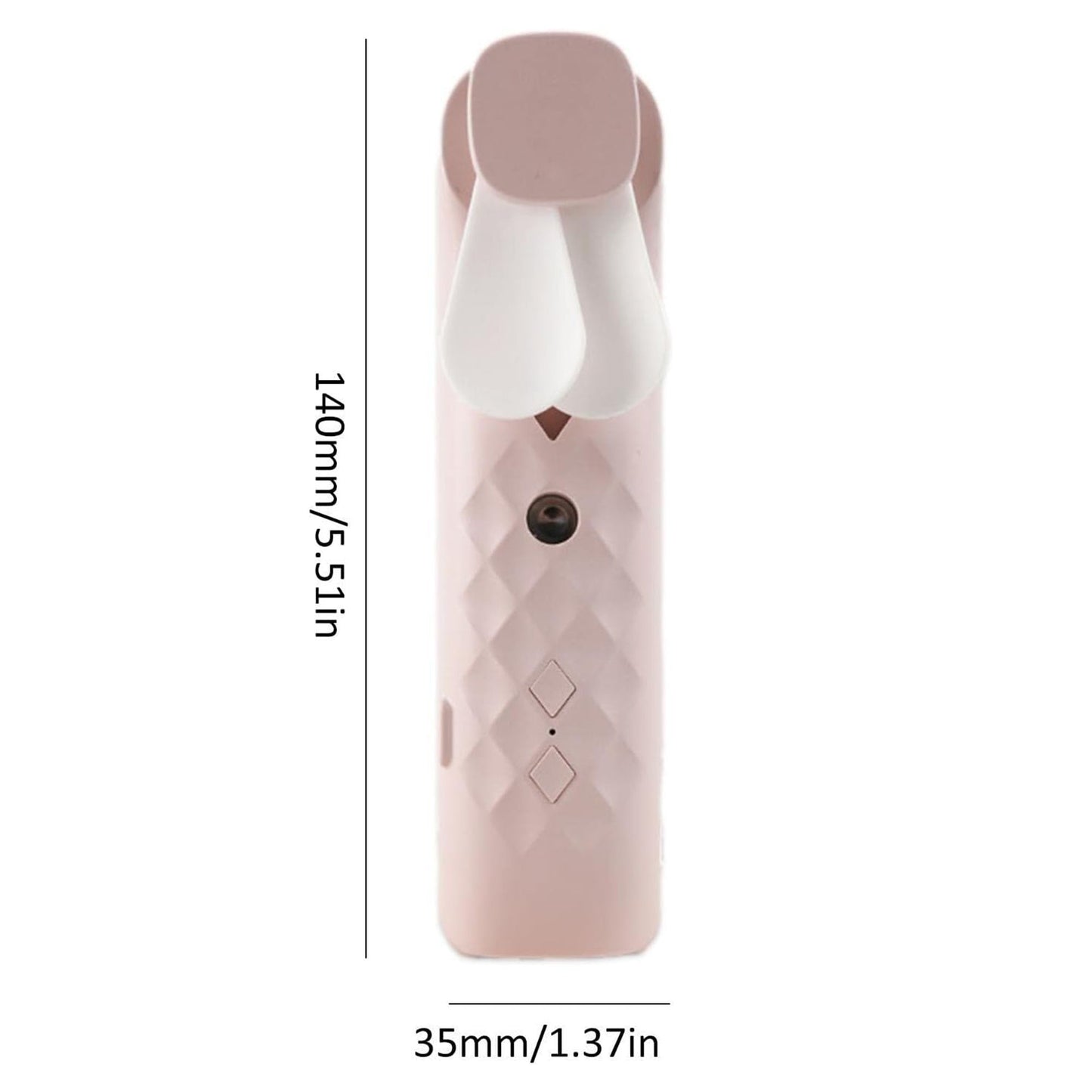 Pink Nano-Mist-Ventilator – Tragbare Erfrischung mit Hydrationseffekt