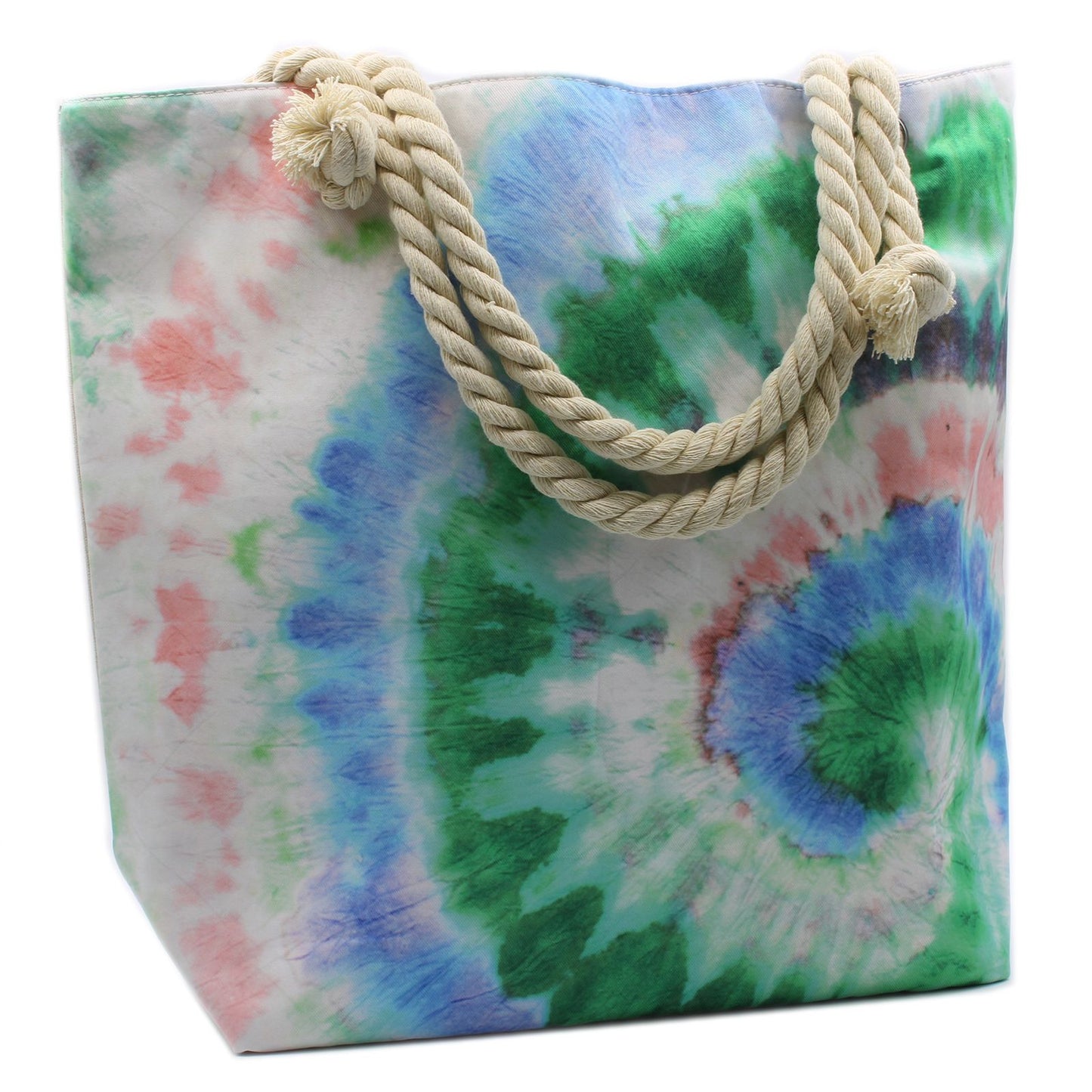 Große Schultertasche 'Psychedelic Splash' - Farbenrausch für Strand & Festival