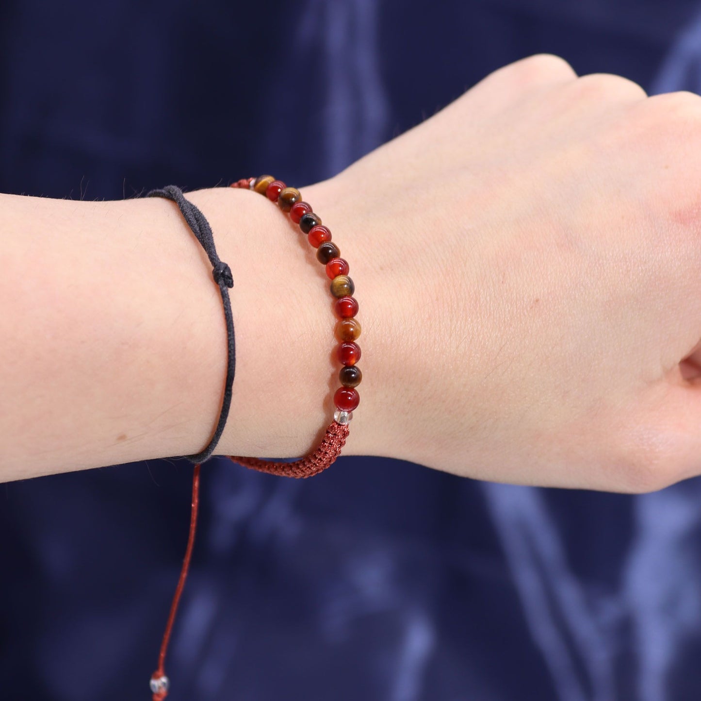 Kristallkerze Löwe mit Edelstein-Armband – Sternzeichen-Set für Energie & Entspannung