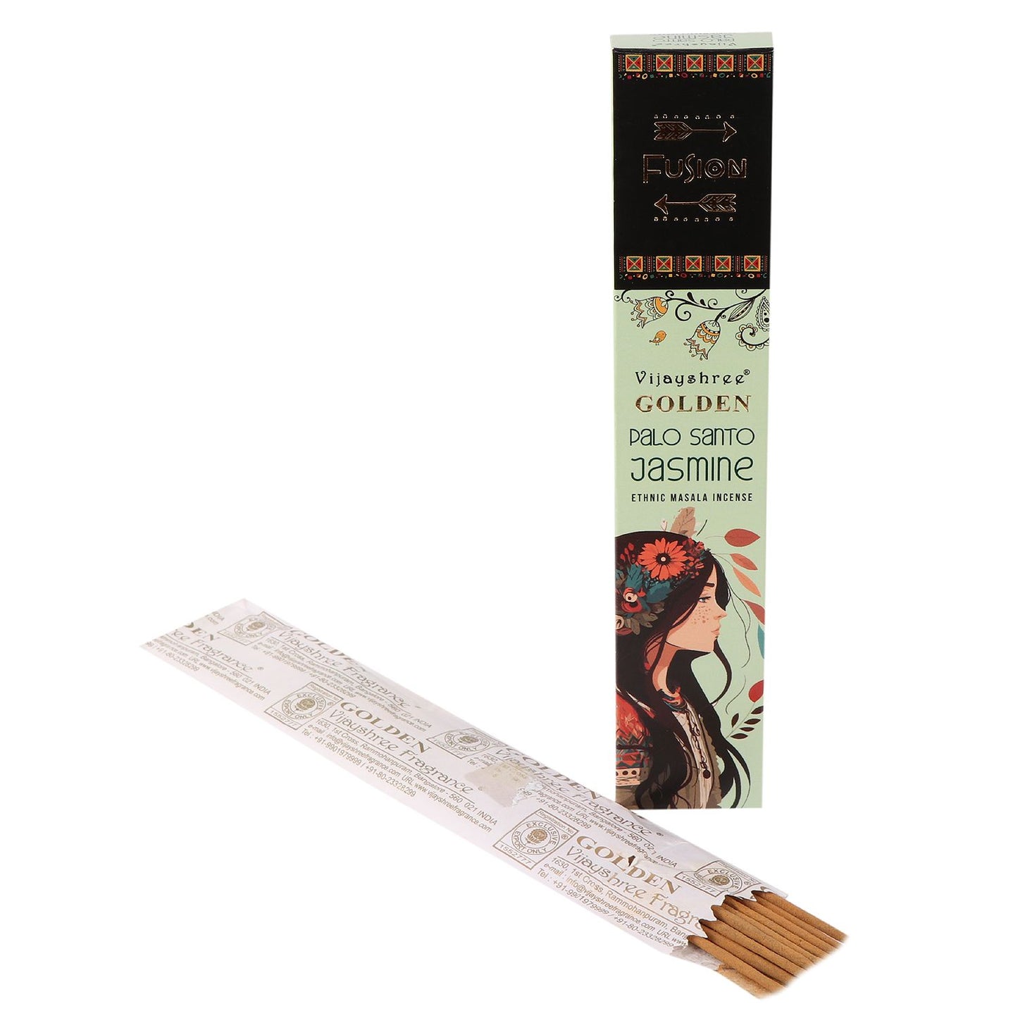 Goldene Räuchermischung: Palo Santo & Jasmin – 15g