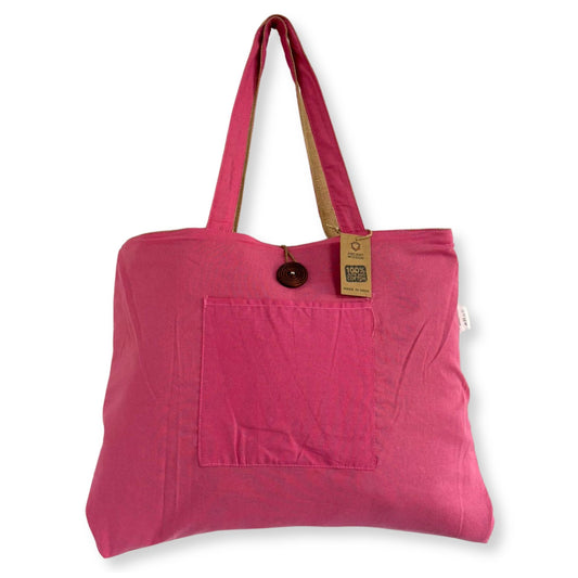 Reversible Shopper aus Jute & Baumwolle - Zwei Looks in einer Tasche