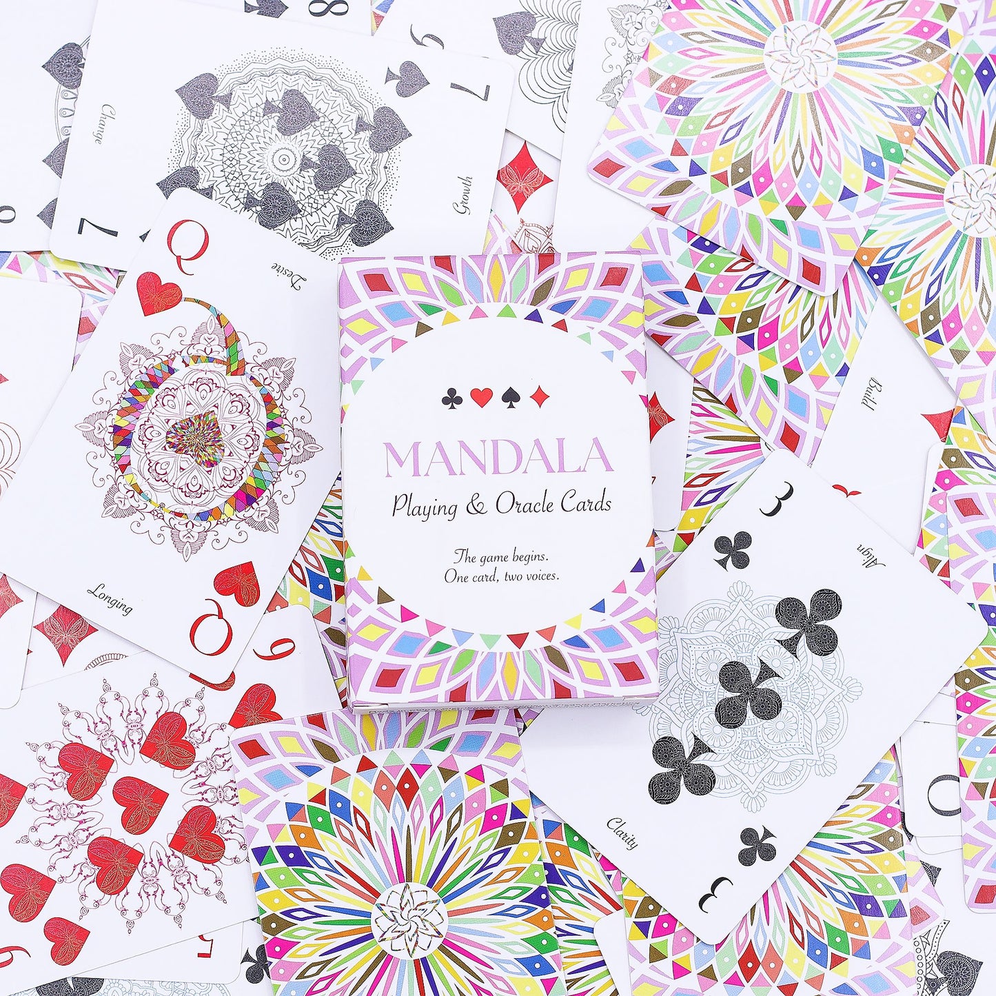 Kaleidoskop Mandala Karten – 54-teiliges Set für Spiel & Inspiration