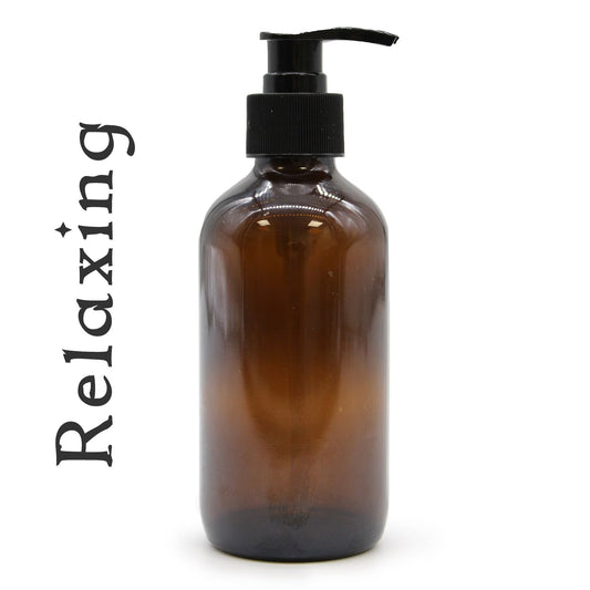 Natürliche Hand- & Körperlotion mit Muskatellersalbei & Lavendel – 250ml Glasflasche ohne Aufdruck