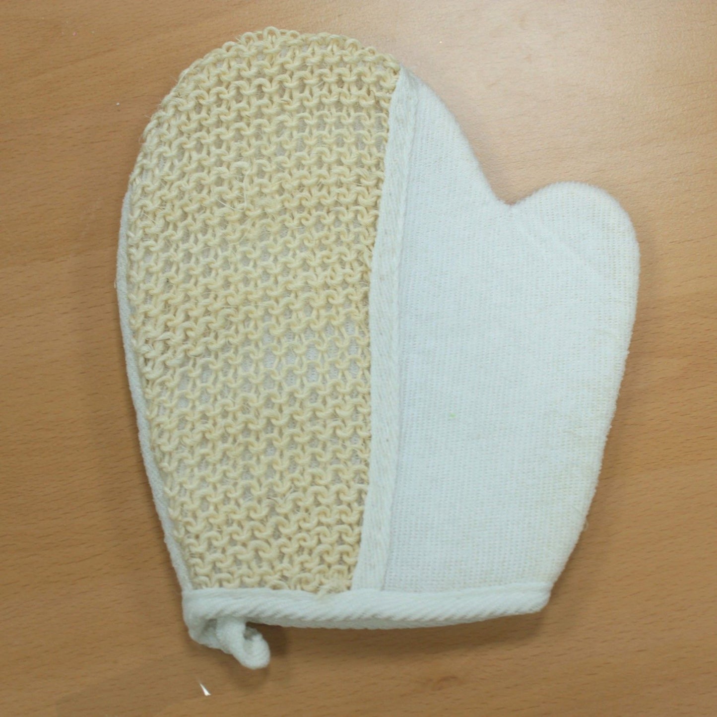 Peelinghandschuh aus Jute für intensives Hautglätten