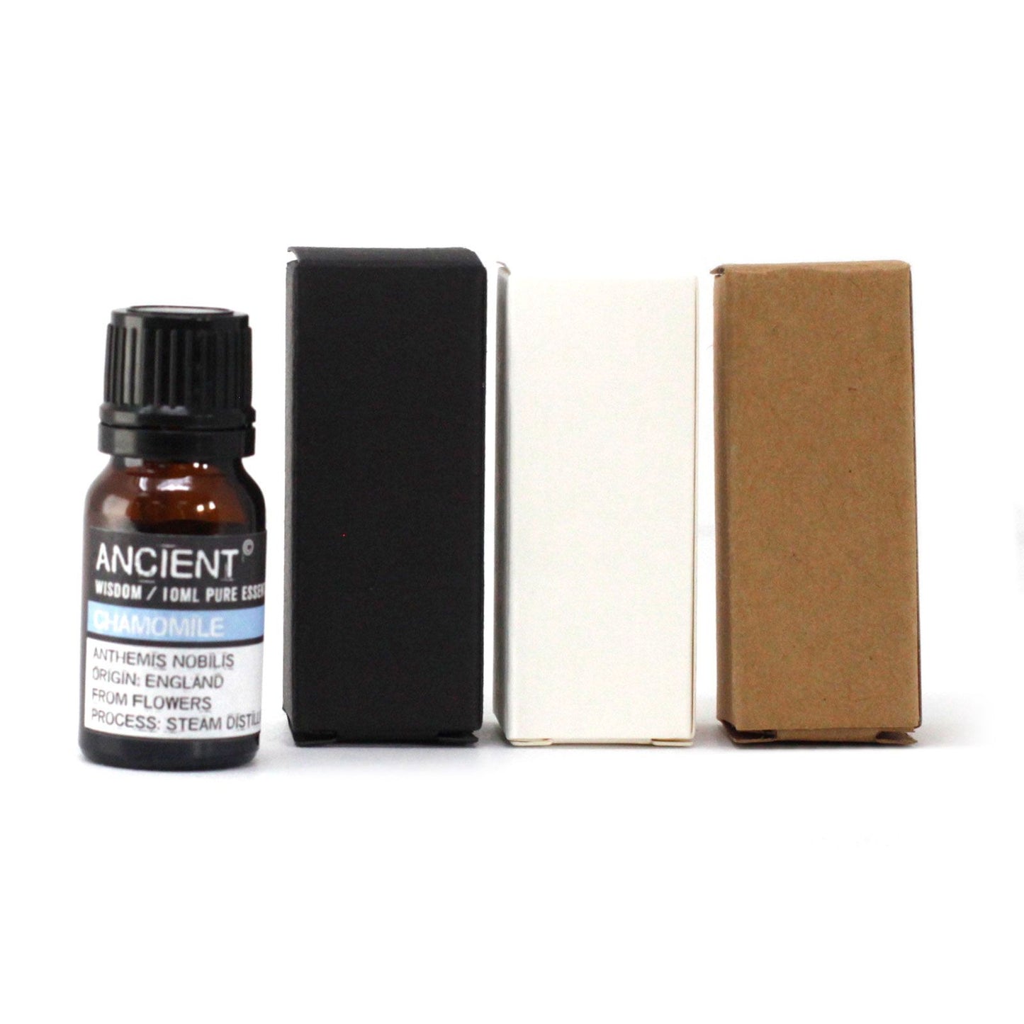 Schwarze Kraftpapier-Box für 50ml Amberflaschen – Elegante Aufbewahrungslösung