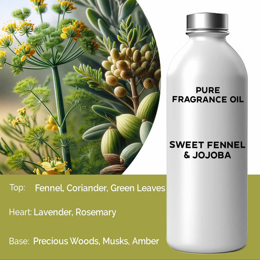 Duftöl Süßer Fenchel & Jojoba – 500ml für harmonische Atmosphäre