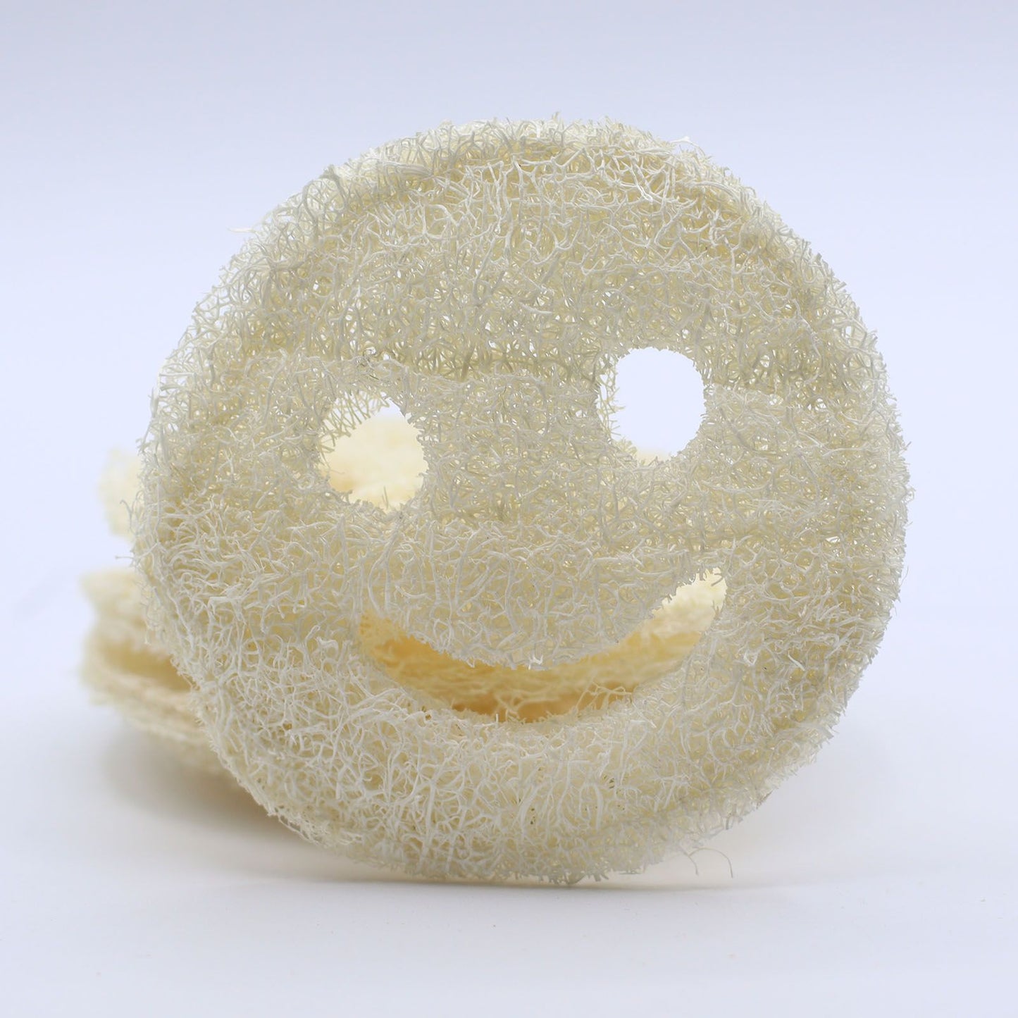 Natürlicher Luffa-Ganzkörperschwamm mit Smiley-Gesicht