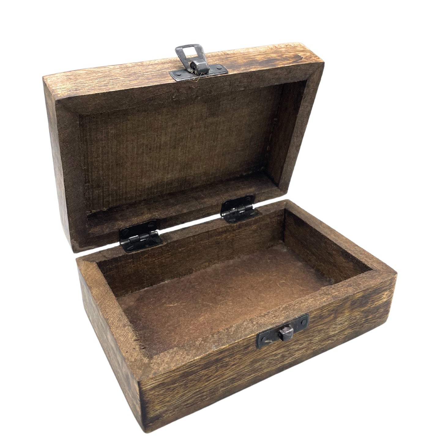 Erinnerungsbox aus Mangoholz mit Buddha-Motiv - 15 x 10 x 6 cm
