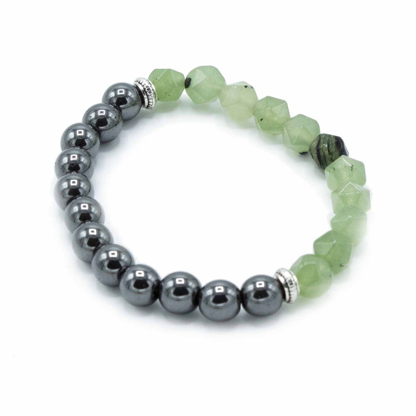 Facettiertes Jade-Armband mit Magnetverschluss – Glanz & Balance
