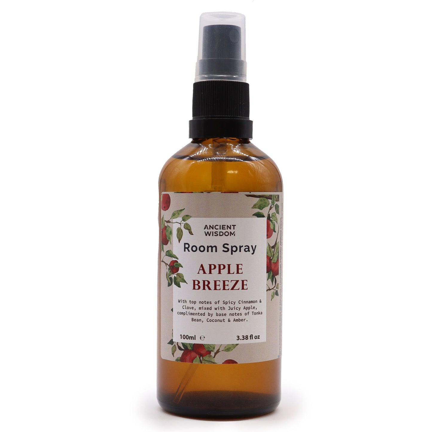 Raumspray Apfelbrise – Frischeduft für Zuhause in 100ml Amberglas