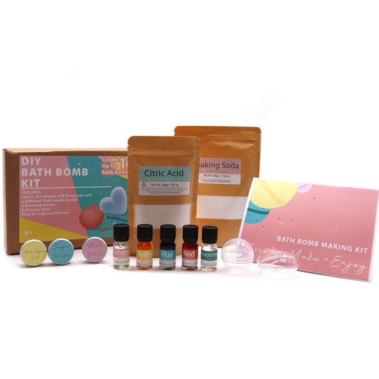DIY Badebomben-Set Tuberose & Bubblegum – 10 Stück zum Selbermachen