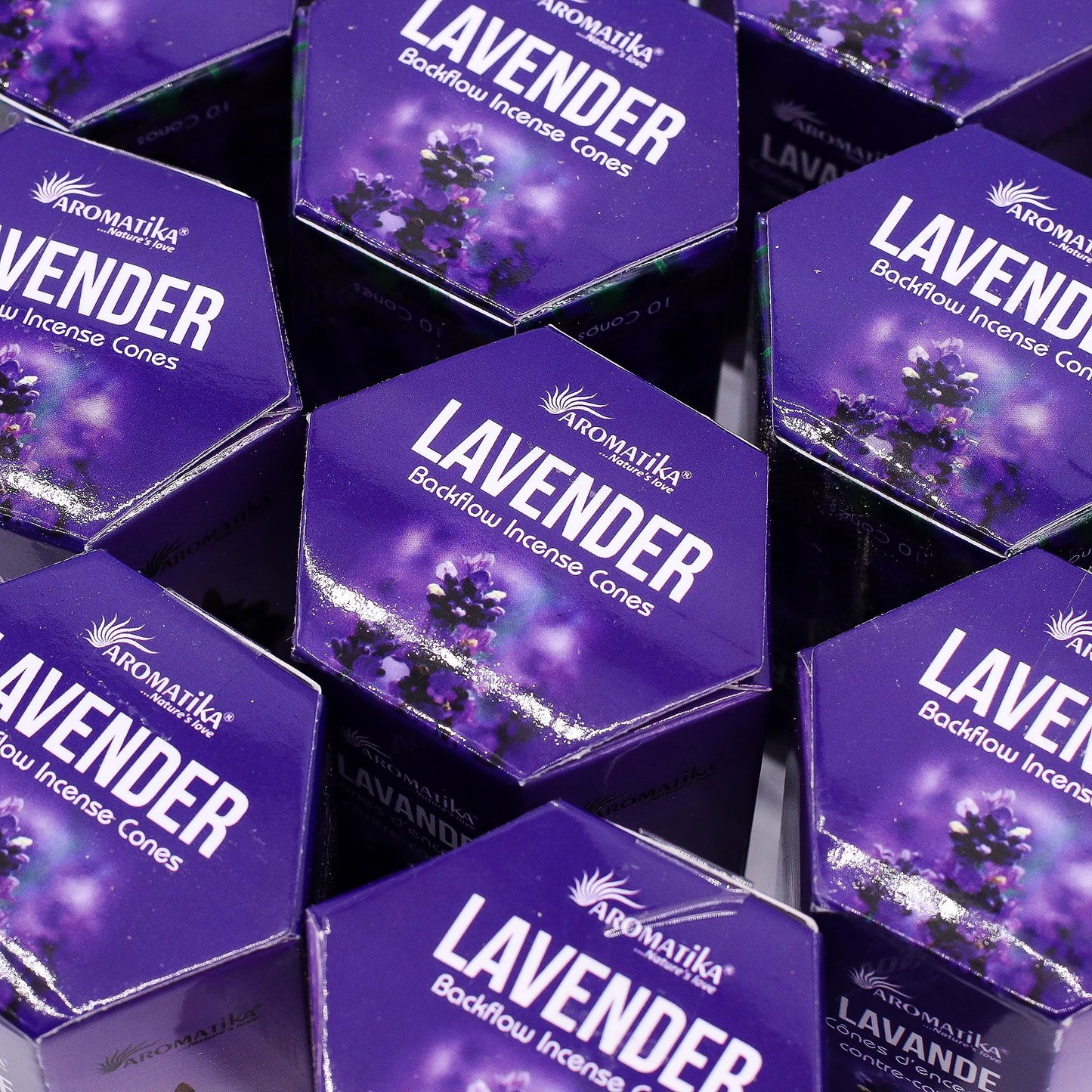 Masala Rückfluss-Räucherkegel Lavendel - 10 Stück